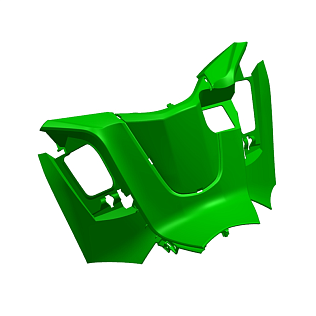 Облицовка рулевой колонки задняя часть PCX (HI07-A-PP) (N)