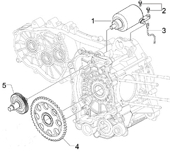 Стартер в сборе 300cc (ZS1P75MM) T-15/T-16 (100084046-0002)
