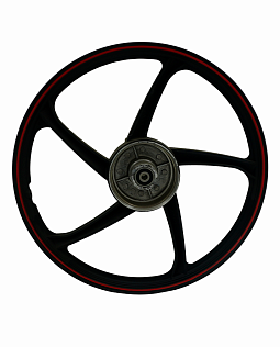 Обод 17" переднего колеса, литой 1,2 х 17" под ось D10мм, пять лучей Riva SX/CX (KRC50-10-44BL)