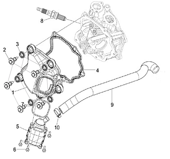 Болты крышки ГБЦ 300сс (ZS1P75MM) T-15/T-16 (100204665-0004)